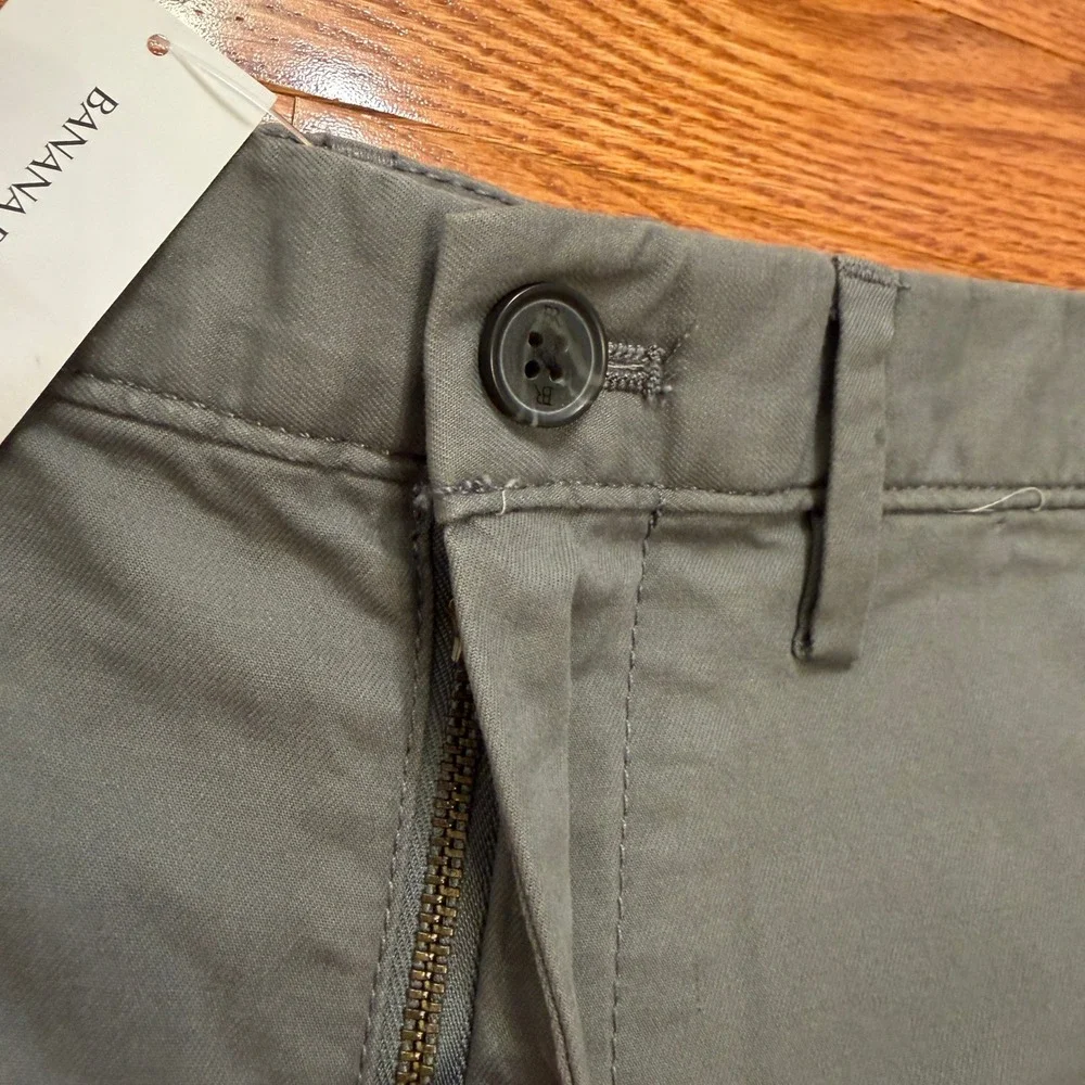 New Banana Republic Chino Shorts Mens 30 Slim Fit 7